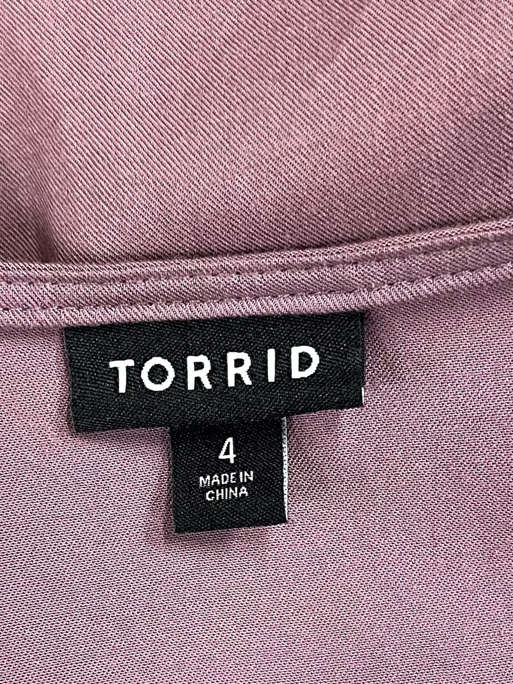 Torrid size 4 v-neck blouse - Picture 7 of 9